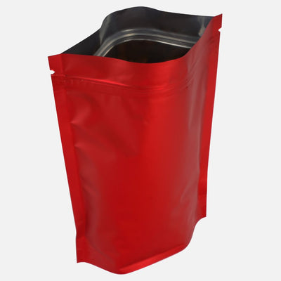 Matt Standy Pouch with Zipper (Pack of 50)