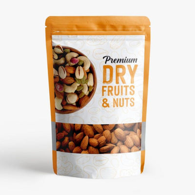 Printed Standy Zipper Dry Fruit Pouch (Pack of 50)