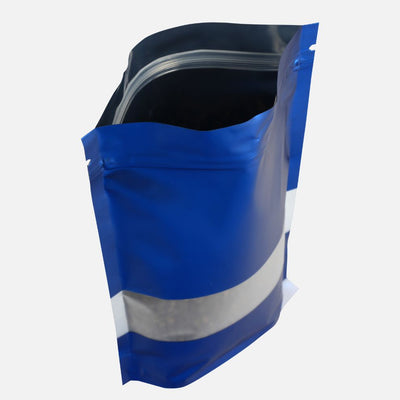 Matt Standy Pouch with Zipper with Window (Pack of 50)