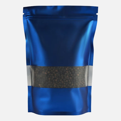 Matt Standy Pouch with Zipper with Window (Pack of 50)