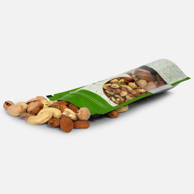 Printed Standy Zipper Dry Fruit Pouch (Pack of 50)