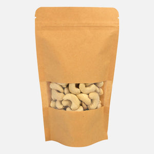 Kraft Standy pouch with Window(pack of 50)