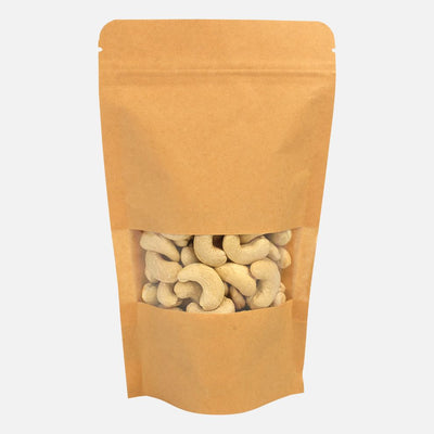 Kraft Standy pouch with Window(pack of 50)