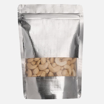 Embossed Silver & Gold Standy Pouch (Pack of 50)