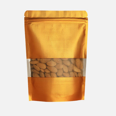 Embossed Silver & Gold Standy Pouch (Pack of 50)