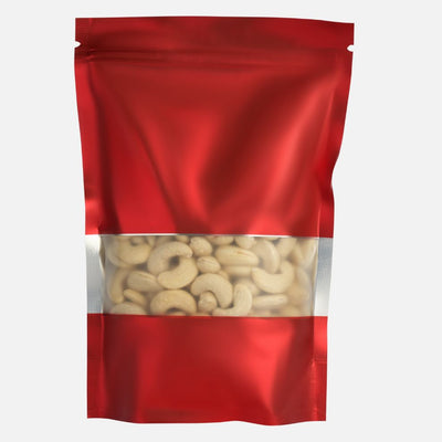 Matt Standy Pouch with Zipper with Window (Pack of 50)