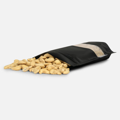 Matt Standy Pouch with Zipper with Window (Pack of 50)