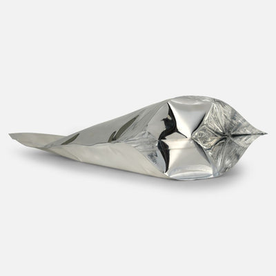 Silver standy pouch with zipper (Pack of 50)