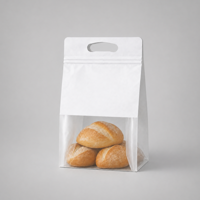WHITE BAKERY POUCH (Pack of 50)