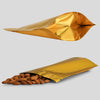 GOLD STANDY ZIPPER POUCH (Pack of 50)